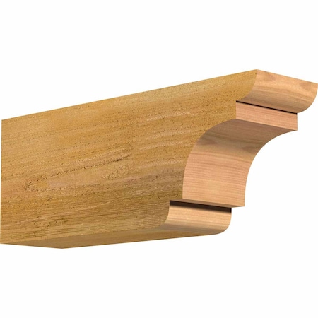 Ekena Millwork New Brighton Rough Sawn Rafter Tail, Western Red Cedar, 4"W x 6"H x 16"L RFT04X06X16NEB00RWR